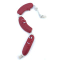 Red Sausage Pet Dog Molar Bite Toys
