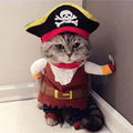 Cosplay Pirate Dog & Cat Halloween Party Cute