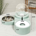 Kitten Drinking Fountain Food Dish Pet Bowl