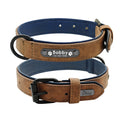 Leather Dog Collar Leash Set