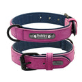 Leather Dog Collar Leash Set