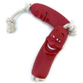 Red Sausage Pet Dog Molar Bite Toys