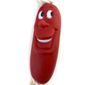 Red Sausage Pet Dog Molar Bite Toys