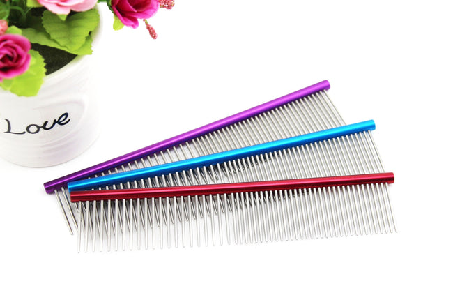 16cm High Quality Pet Comb Professional Steel Grooming