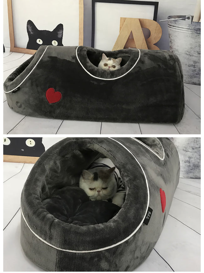 Soft Cat Cave Warm Home For Kitten