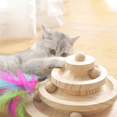 Cat Toys Intelligence Triple Play Discs