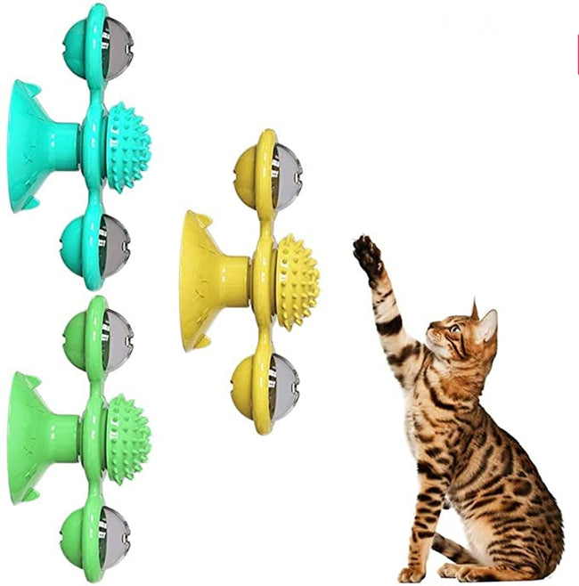 Windmill Portable Scratch Hair Brush Grooming Shedding Massage For Cat