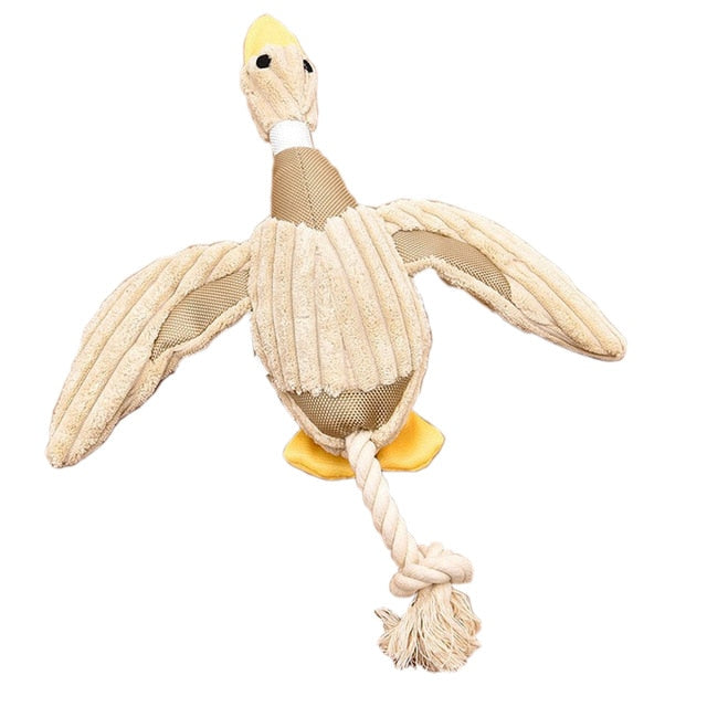 Bite Resistant Dog Squeaky Duck Toy