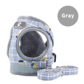 Soft Breathable Plaid Collar Dog Accessories