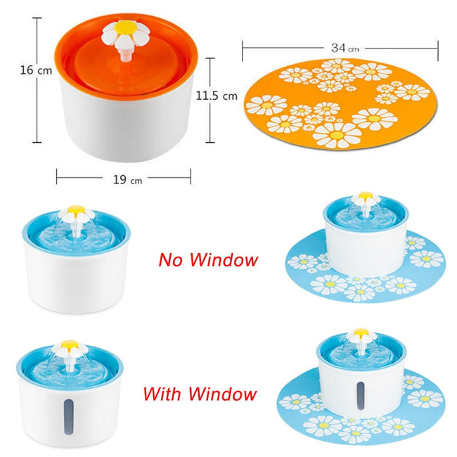 1.6L Automatic Water Fountain Bowl